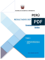 Resultados Definitivos de la Población Económicamente Activa 2017 Perú 01