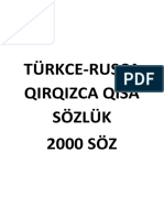 0493 - (2000 Soz) Turkce-Rusca-Qirqizca Qisa Sozluk (Latin-Kiril)