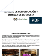 Manual Comunicación Entrega Tarjeta Tripadvisor PDF