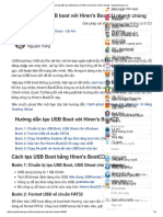 Hướng dẫn tạo USB boot với Hiren - s BootCD nhanh chóng - Quantrimang PDF