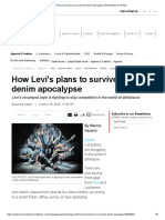 How Levi's Plans To Survive The Denim Apocalypse