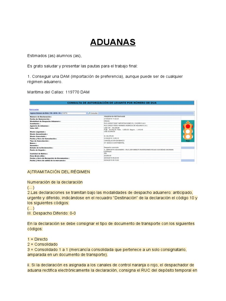 Aduanas Expo Final Pdf Aduana Comercio