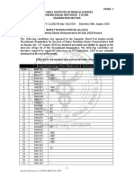 All India Institute of Medical Sciences Ansari Nagar, New Delhi 110 608. Examination Section