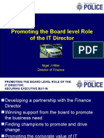Promoting The Board Level Role of The IT Director