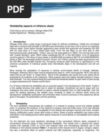 Download Weldeability Offshore Steel by carrotiron SN47421251 doc pdf