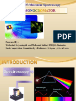 AM0907 - Molecular Spectroscopy - Widia and Yahia