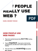 How People Really Use Web