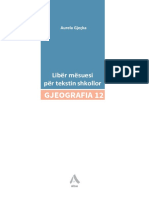 Liber - Mesuesi - Gjeografia - 12 - Me - Zgjedhje 2 PDF