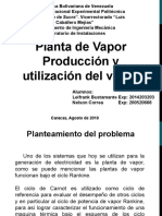 Planta de vapor: estudio de producción y utilización