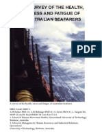 A Survey of The Health Stress and Fatigue of Australian Seafarers PDF