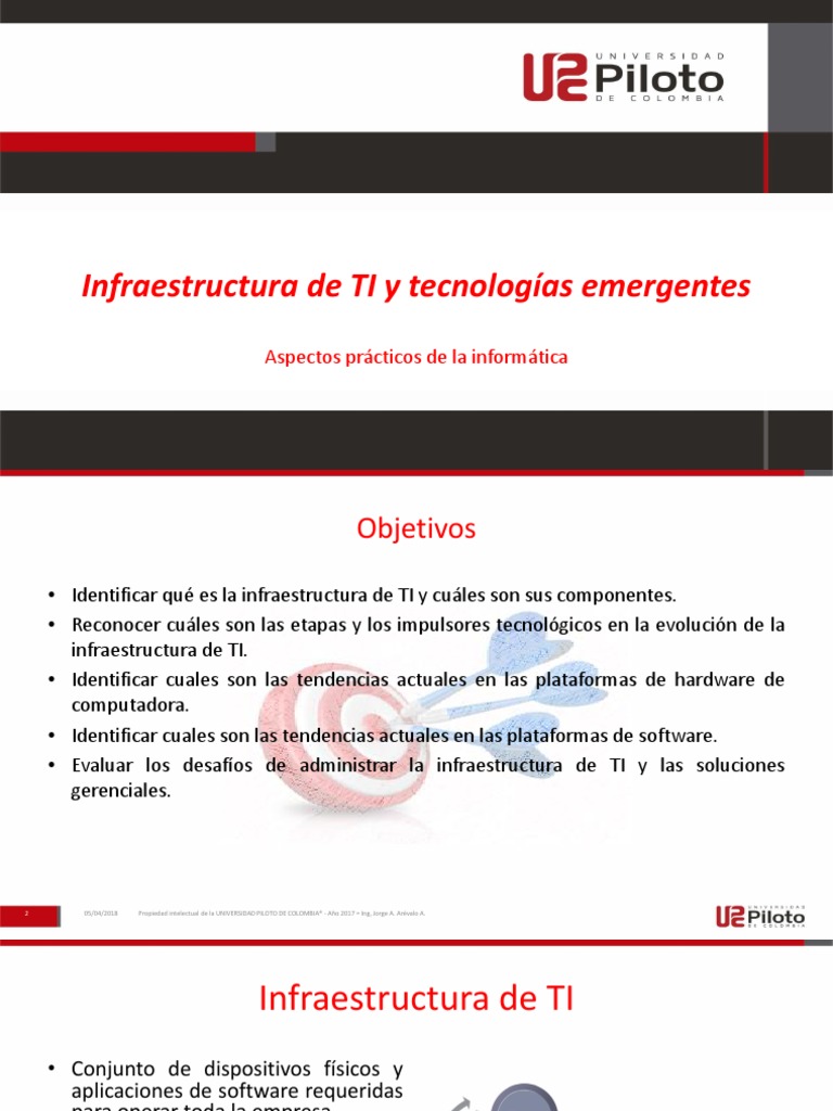 Infraestructura de TI y Tecnologías Emergentes | PDF | Computación en ...