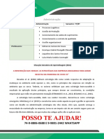 Administração 7º e 8º Semestre As Estratégias Das Empresas Brasileiras para Gerar Receitas Na Pandemia de Covid-19
