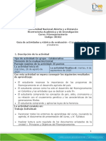 Guia de Actividades y Rúbrica de Evaluación - Etapa 1 Revisión de Presaberes