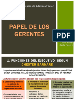 Papel de Los Gerentes PDF