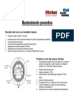 Puesta en Cero Sensor de Flujo