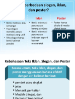 Iklan, Slogan, Dan Poster