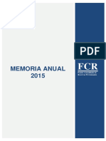 Memoria Anual FCR 2015