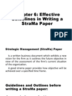 Chapter 6: Effective Guidelines in Writing A Strama Paper