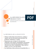 Eficiencia en La Producción