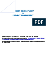 Project Dev & MGT - First Prelim
