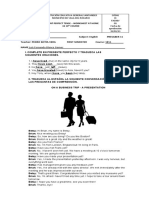 Date: 28/05/2020 Subject: English Presaber 11 Teacher: Pedro Botía Vera First Semester Course: 10 A NAME Luis Fernando Blanco Gomez