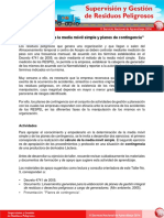 Taller 3 "Cálculo de La Media Móvil Simple y Planes de Contingencia"