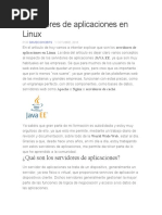 Servidores de Aplicaciones en Linux