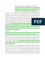 Monno J V. 0 Khakee J A. ESPAÑOL (2012) - Tokenism or Political Activism Some Reflections On Participatory Planning.