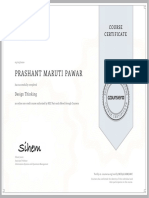 Prashant Maruti Pawar: Course Certificate