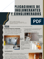 APLICACIONES DE CONGLOMERANTES Y AGLOMERANTES II