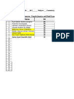 10 I - CHEM-Mark Sheet - Q4 and Final Exam