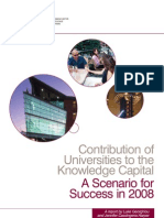 Contribution of Universities To The Knowledge Capital: A Scenario For Success in 2008