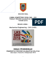 Kisi-Kisi CADD MECANICAL ENGENERING LKS 2016 KALSEL 2016 PDF