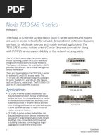 Nokia 7210 SAS Data Sheet EN | PDF | Virtual Private Network | Networking