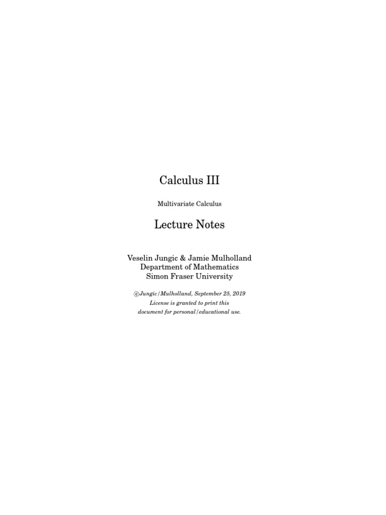 Calculus3 PDF | PDF | Acceleration | Curvature