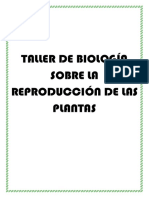 Taller - Reproducción de Las Plantas PDF