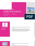 Cáncer y Ejercicio Fisico