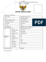 Daftar Riwayat Hidup Naik Pangkat