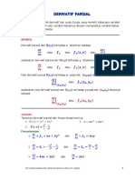 Derivatif Parsial