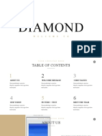 Diamond Minimal Powerpoint Template