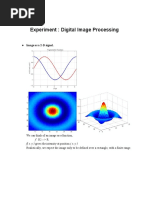 Experiment: Digital Image Processing: Image As A 2 D Signal