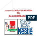 FMCG Brand Architecture of Amul and Nestle in India