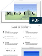 Mystic Minimal Powerpoint Template