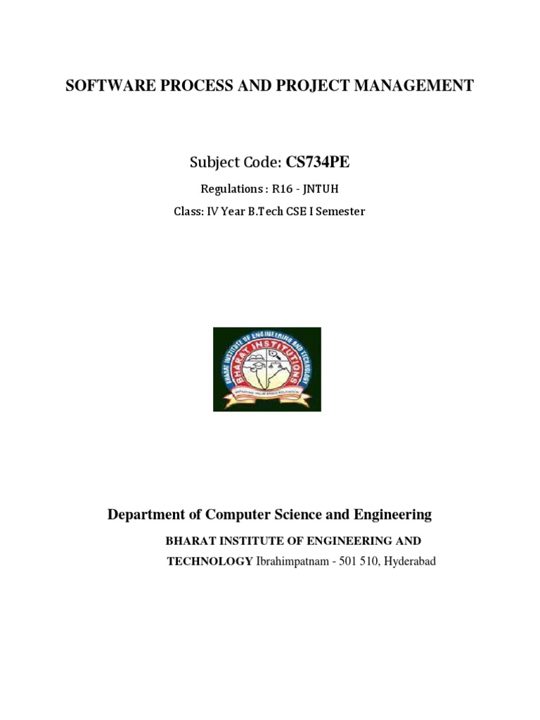 Software Process and Project Management | PDF | Software Development