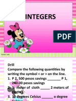 Grade 6 PPT - MATH - Q2 - W7 - Comparing and Ordering Integers