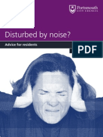 Disturbed by Noise?: Advice For Residents