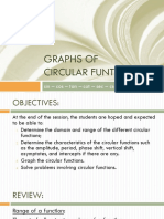 Graphs of Circular Functions