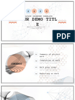 Your Demo Titl E: Creative Geometry Template