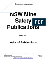NSW Mine Safety Publications