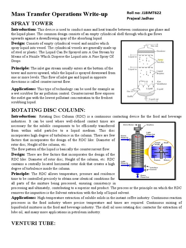 J18IMT622 - Mto Write Up | PDF | Distillation | Liquids